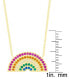 Women's Rainbow Pendant Necklace