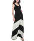 ფოტო #1 პროდუქტის Maternity Sally Abstract Maxi Dress