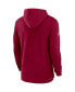 Men's Burgundy Washington Commanders Sideline Performance Long Sleeve Hoodie T-shirt