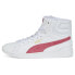 Фото #3 товара Puma Vikky V3 High Top Womens White Sneakers Casual Shoes 387610-03