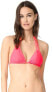 Фото #1 товара Vitamin A 262763 Women Jaydah Triangle Bikini Top Swimwear Size Large