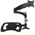 Фото #4 товара StarTech.com Desk-Mount Monitor Arm with Laptop Stand - Full Motion - Articulating - Clamp - 8 kg - 38.1 cm (15") - 68.6 cm (27") - 100 x 100 mm - Aluminium - Black