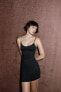 Фото #8 товара Короткое компрессионное платье-комбинация ZARA