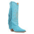 Dingo Spirit Trail Studded Snip Toe Cowboy Womens Blue Casual Boots DI199-400 8 - фото #2