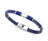 Фото #1 товара Men´s blue leather bracelet Magnum 14127P01013