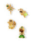 ფოტო #1 პროდუქტის Crystal Multi-Color Disney Princess Tiana Stud Earring Set