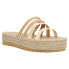 Matisse Gwen Platform Espadrille Womens Beige Casual Sandals GWEN-664