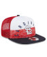 Фото #2 товара Men's White/Red St. Louis Cardinals Team Foam Front A-Frame Trucker 9Fifty Snapback Hat