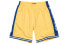Фото #1 товара Баскетбольные шорты Mitchell & Ness SW 1974-75 Голден Стэйт Уорриорз 74-го сезона, мужские, желтые