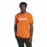 Фото #6 товара Футболка Мужская Adidas Essentials Embroidered Linear Оранжевая