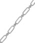 Фото #3 товара Diamond Open Link Bracelet (1 ct. t.w.) in Sterling Silver