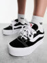 Фото #5 товара Vans Knu Stacked Platform trainers in black