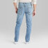 Фото #2 товара Men's Slim Fit Tapered Jeans - Original Use Blue Denim 38x32