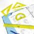 Фото #7 товара Набор гибкой и прочной линейки MILAN Flex&Resistant Yellow Rulers Kit Acid Series
