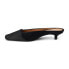 Matisse Classy Square Toe Kitten Heels Mules Womens Black Dress Casual CLASSY-01 7.5 - фото #3