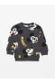 Фото #2 товара LCW baby Bisiklet Yaka Mickey Mouse Baskılı Erkek Bebek Sweatshirt