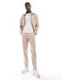 Фото #1 товара Jack & Jones Premium linen mix casual suit trouser in beige