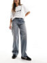 Фото #1 товара COLLUSION x005 low rise straight leg jeans in mid wash