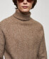 Фото #5 товара Men's Twisted Turtleneck Sweater