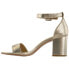 Фото #3 товара CL by Laundry Jody Metallic Wedding Ankle Strap Womens Gold Dress Sandals JODY-