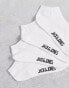 Фото #4 товара Jack & Jones 10 pack socks in white