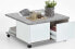 Фото #2 товара FMD FMD Mobilny stolik kawowy, 70x70x35,5 cm, betonowy i błyszcząca biel