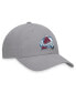 Фото #2 товара Men's Gray Colorado Avalanche Extra Time Adjustable Hat