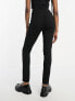 ASOS DESIGN Tall jersey tapered suit trousers in black