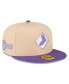 ფოტო #2 პროდუქტის Men's Peach, Purple Chicago White Sox 2005 World Series Side Patch 59FIFTY Fitted Hat