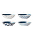 Фото #1 товара Blue Bay Melamine Assorted All-Purpose Bowls, Set Of 4
