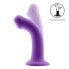 Фото #2 товара Bouncy Liquid Silicone Dildo Hiper Flexible 6.5 - 16.5 cm Size S Purple
