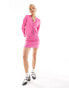 Фото #8 товара Something New X Chloe Frater knitted mini skirt co-ord in super pink