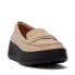 Фото #1 товара Women's F-Mode Padded-Detail Leather Flatform Loafers