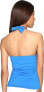 Tommy Bahama 262631 Women's Pearl Halter Blue Tankini Top Swimwear Size XS