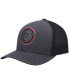 ფოტო #2 პროდუქტის Men's Heathered Charcoal Patch Trucker Snapback Hat