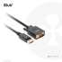 Club 3D DisplayPort to VGA Cable M/M - 2 m - DisplayPort - VGA (D-Sub) - Male - Male - Straight