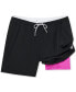 Фото #6 товара Men's The Capes Quick-Dry 5-1/2" Swim Trunks with Boxer-Brief Liner