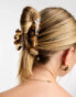 SUI AVA helle pretty big hair claw clip in champagne