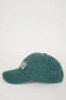 Фото #4 товара Бейсбольная кепка с вышивкой для мужчин defacto B8022ax24sm