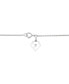 ფოტო #5 პროდუქტის Diamond Octagon & Round Linear 18" Pendant Necklace (1/2 ct. t.w.) in 10k White Gold
