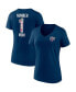 Women's Navy Chicago Bears Team Mother's Day V-Neck T-shirt Синий, S - фото #2