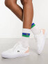 Фото #7 товара Lacoste Lerond Pro trainers in white and pink