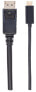 Фото #10 товара Manhattan USB-C to DisplayPort Cable - 4K@60Hz - 2m - Male to Male - Black - Equivalent to CDP2DP2MBD - Three Year Warranty - Polybag - 2 m - USB Type-C - DisplayPort - Male - Male - Straight