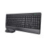 Keyboard and Mouse Trust Trezo Black Spanish Qwerty