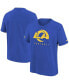 ფოტო #3 პროდუქტის Big Boys Royal Los Angeles Rams Sideline Legend Performance T-shirt