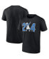 Фото #2 товара Men's Black Dallas Mavericks Champ 214 Hometown Collection T-shirt