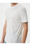 Фото #3 товара 4sam10276hk 000 Beyaz Erkek Jersey Kısa Kollu Basic T-shirt