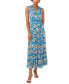 ფოტო #1 პროდუქტის Women's Split Neck Sleeveless Maxi Dress