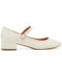 Tutuu Block-Heel Mary Jane Flats