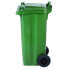 Фото #4 товара Pojemnik kubeł na odpady i śmieci ATESTY Europlast Austria - zielony 120L